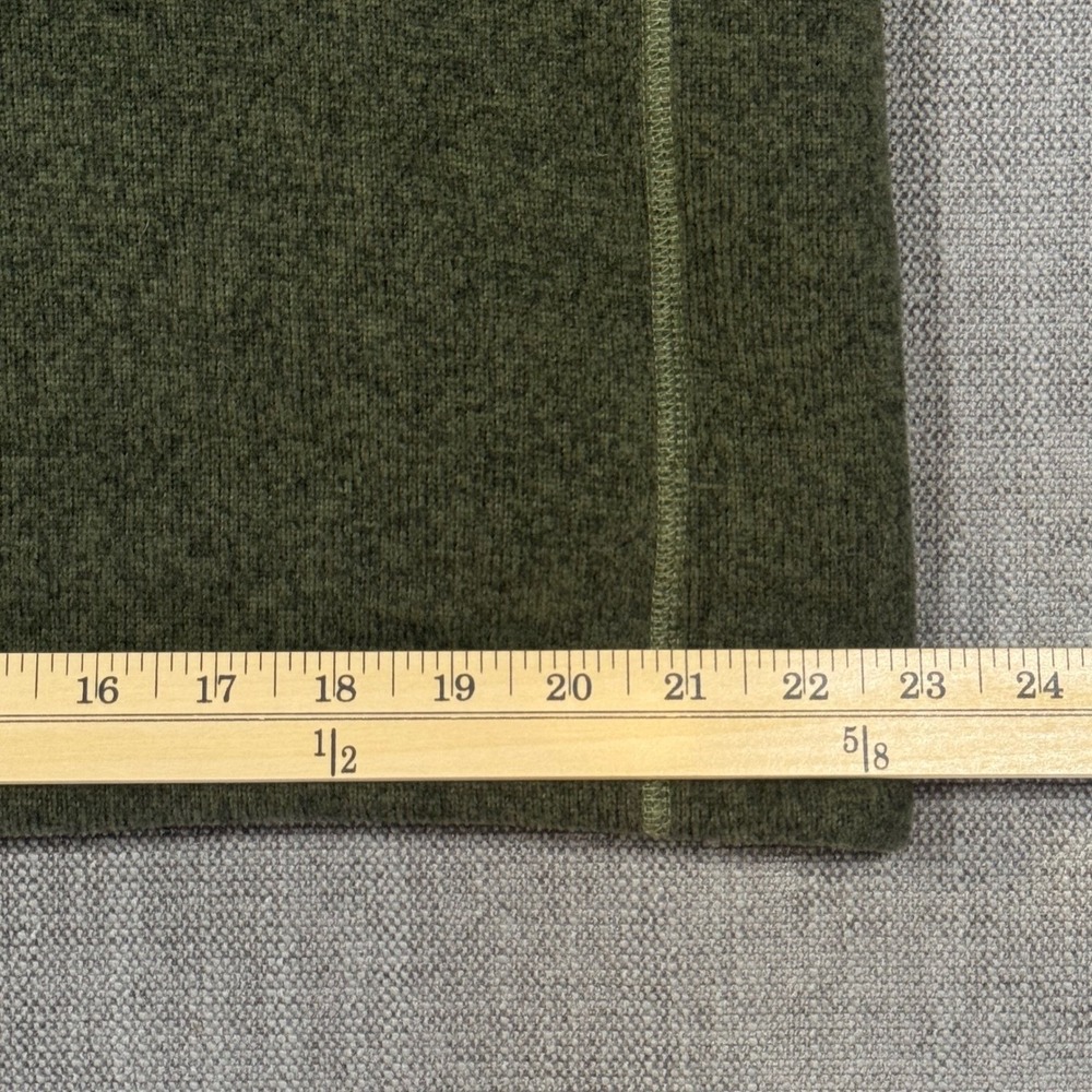 The North Face Gordon Lyons 1/4 Zip Fleece Pullover Green Mens XL Sweater - Picture 9 of 11